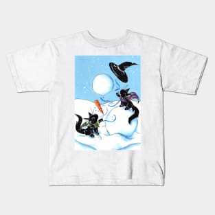 Snow in Salem Kids T-Shirt